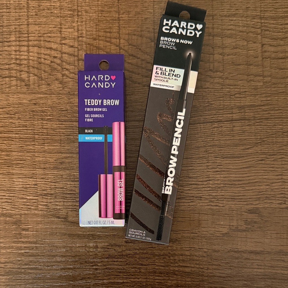 Hard Candy Teddy Brow Set - Black and Purple